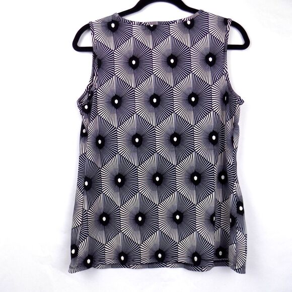By Design Y2K Tank Top Medium Chic Retro Mod Textured Abstract (BUNDLE PRICE $5) - Picture 2 of 5